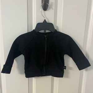 Huxbaby Zip Front Hux Bear Sweater